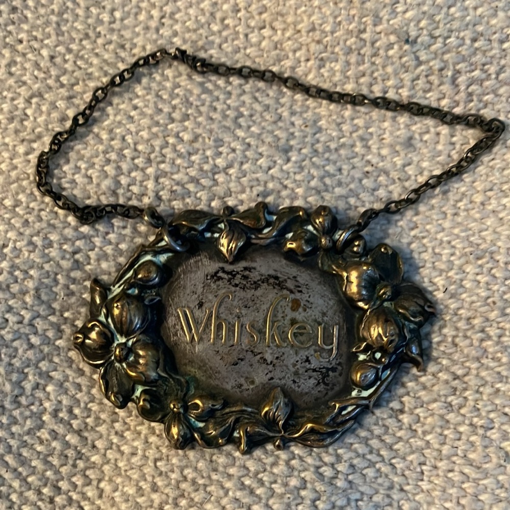 Vintage Whiskey Tag
